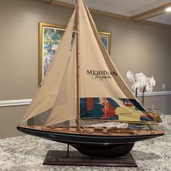 Antique Sailboat Model 