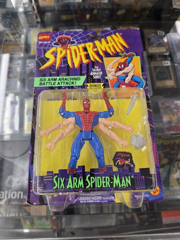 Six Arm Spider-Man 1996 Toy Biz Spider-Man New Animated Series