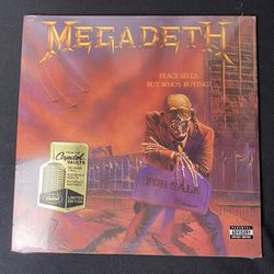 Megadeth Peace Sells… But Who’s Buying? 1986 Vinyl 180g Ltd Ed ST-12526 Brand New (Rare Collectors Item!)