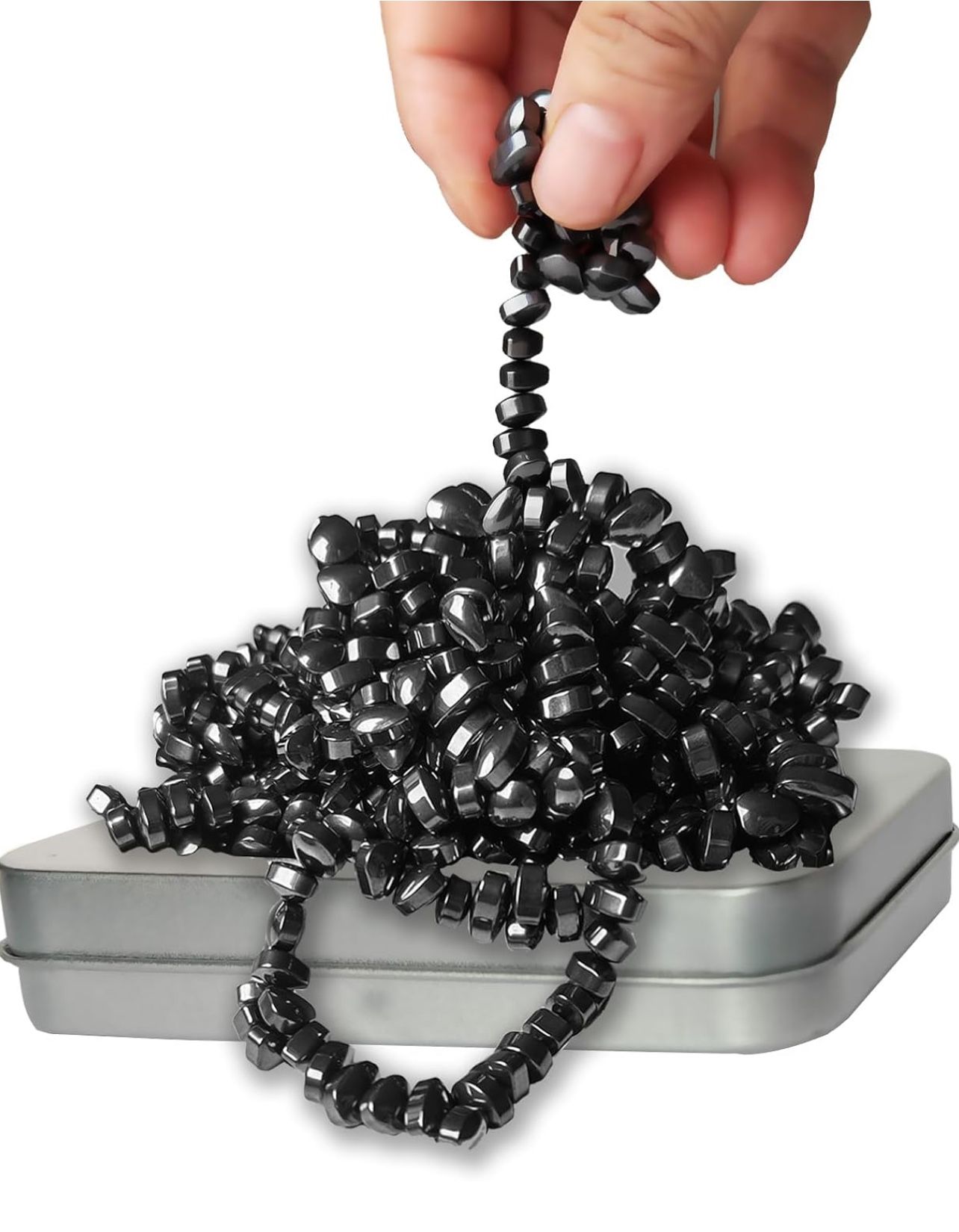 Mini Magnetic Balls, Over 550 Ferrite Mini Magnet Stones, Adult Fidgets Magnetic Balls Toys for Anxiety and Stress, Desk Magnet Balls Toys in Office, 