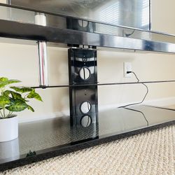 Glass Top TV Stand