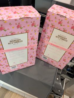BNIB love shack fancy Ibiza pink Stanley cups