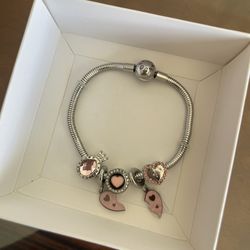 Pandora Bracelet with Charms 