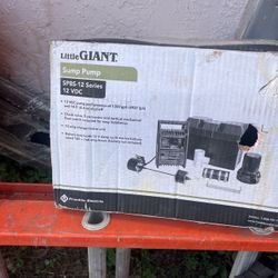 Sump Pump new inbox and test ball plugs