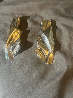 Metal earrings