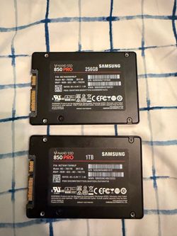 2 Samsung SSD 850 PRO 1TB+ 256GB