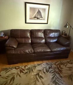 Leather couch