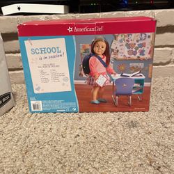 American Girl Desk And School Set 