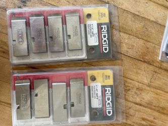 Rigid pipe threader replacement teeth set 1”-2”