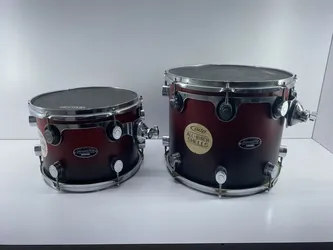PDP FS Series Tom Drums 12" and 14" Red/Black Fade (WMP021032)