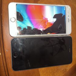 2 iPhone 6/6s Plus For Parts 
