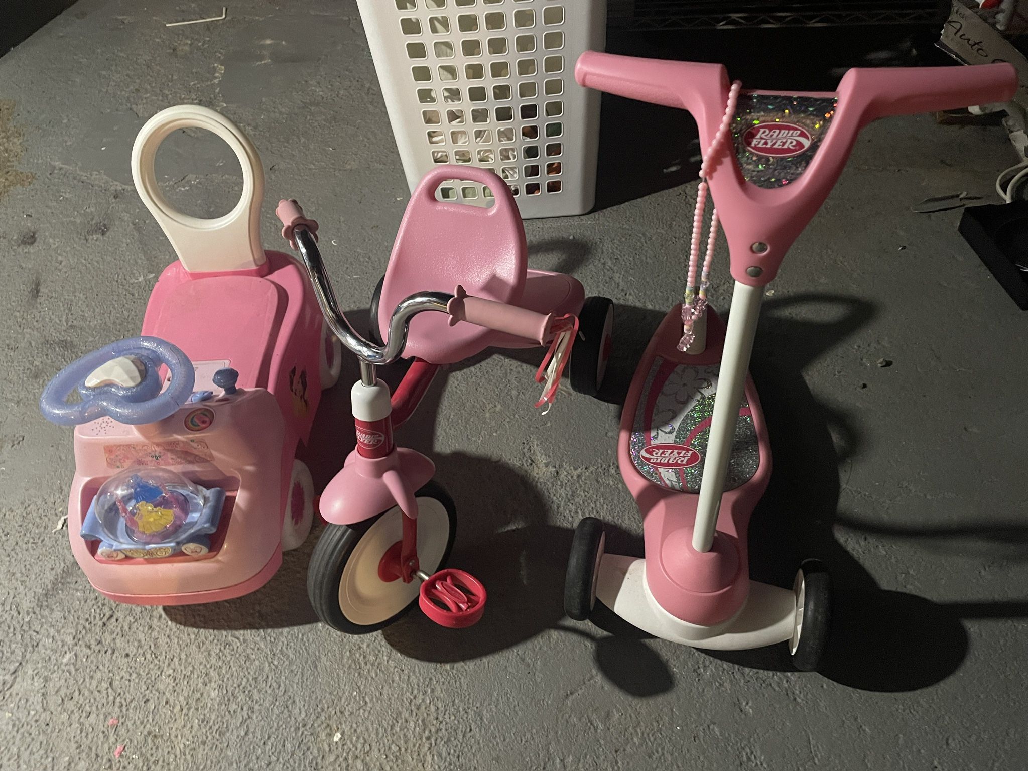 Scooter, Bike And Cart