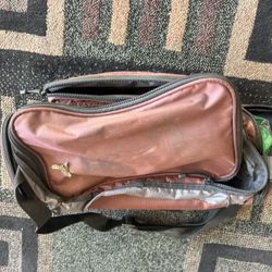 Two fishing bags with some tackle boxes included 