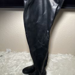 Black Thigh High Boots Size 9