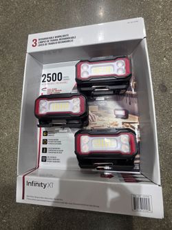 Infinity X1 Rechargeable Work Lights 3-Pack