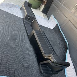 F250 F350 Super Duty XL Rear Bumper 2023-2026 Ford OEM Black Step like new take off. Some cosmetic scratches  Harness was cut off 