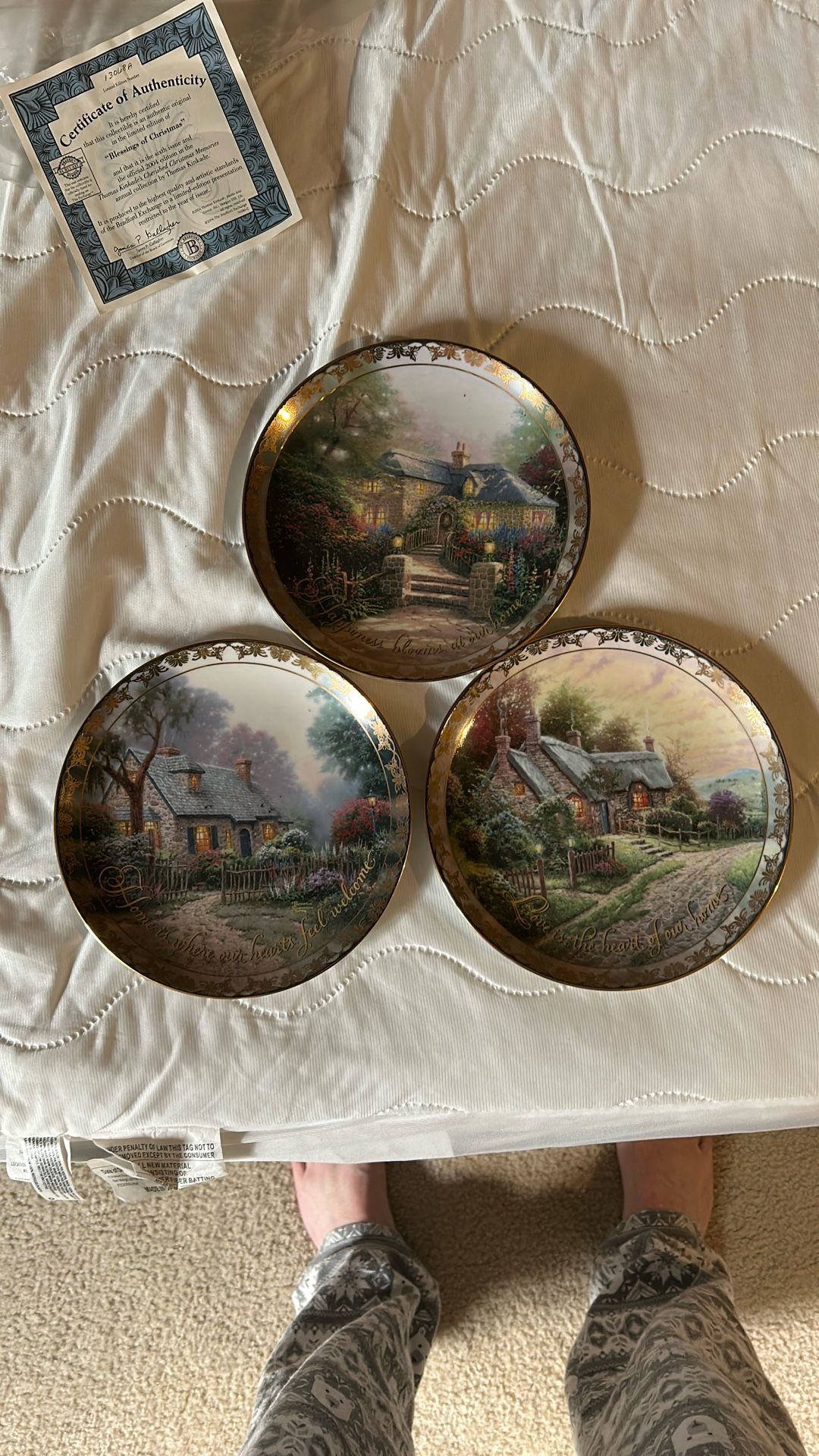 Thomas Kinkade Decorative Plates