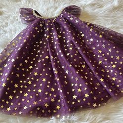 Lilt Purple Star Dress w/ Bloomers *18 Months