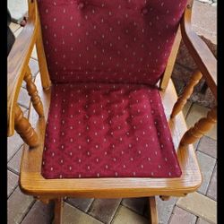rocking chair with cushions.. delivery available