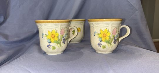 4Vintage Mikasa  garden club mugs