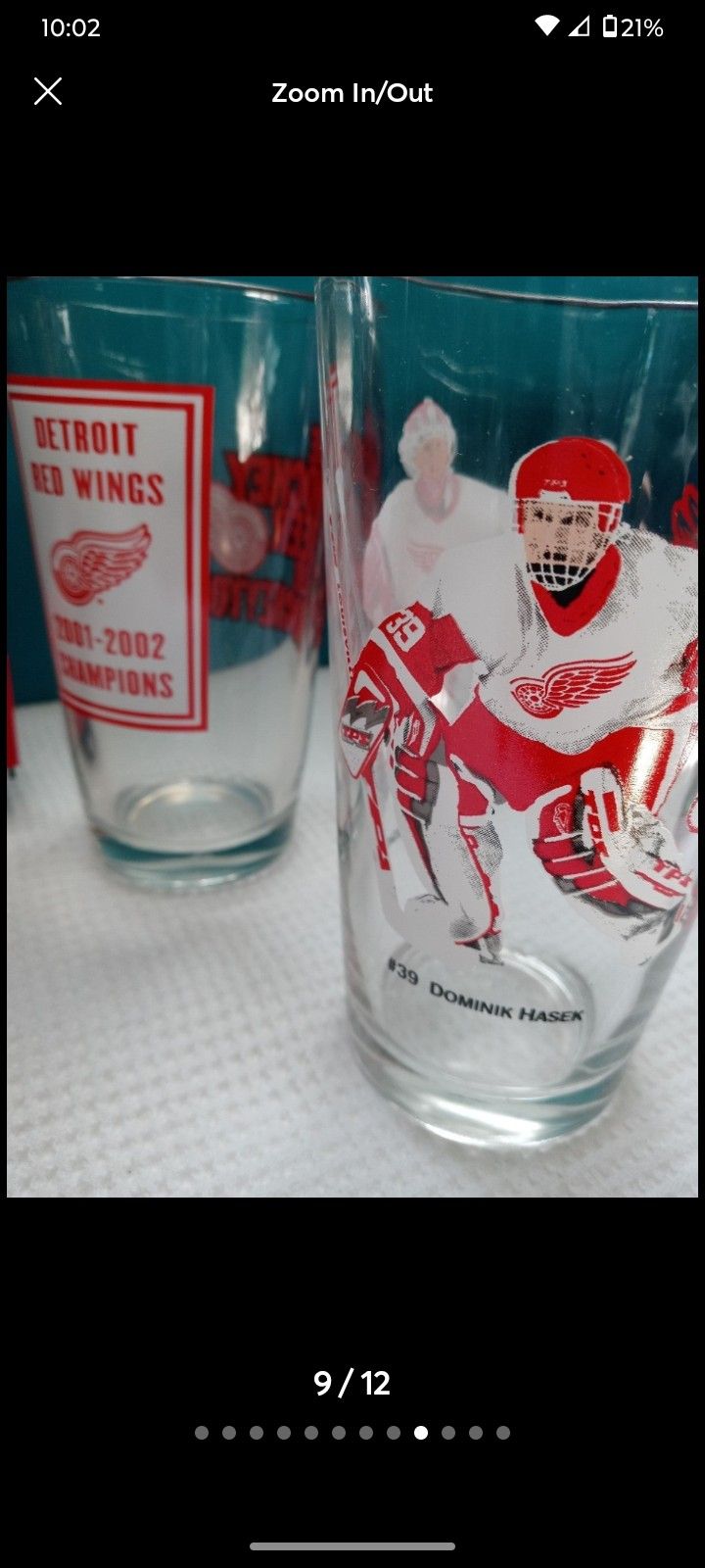NHL team glasses.  All Good From 2002