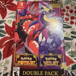 Pokémon Scarlet & Pokémon Violet -- Double Pack (Nintendo Switch, 2022) *SEALED*