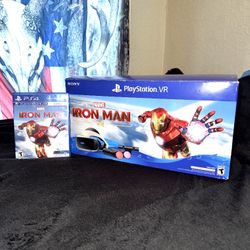 PlayStationVR with Iron Man VR Disc