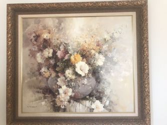 Oil painting canvas