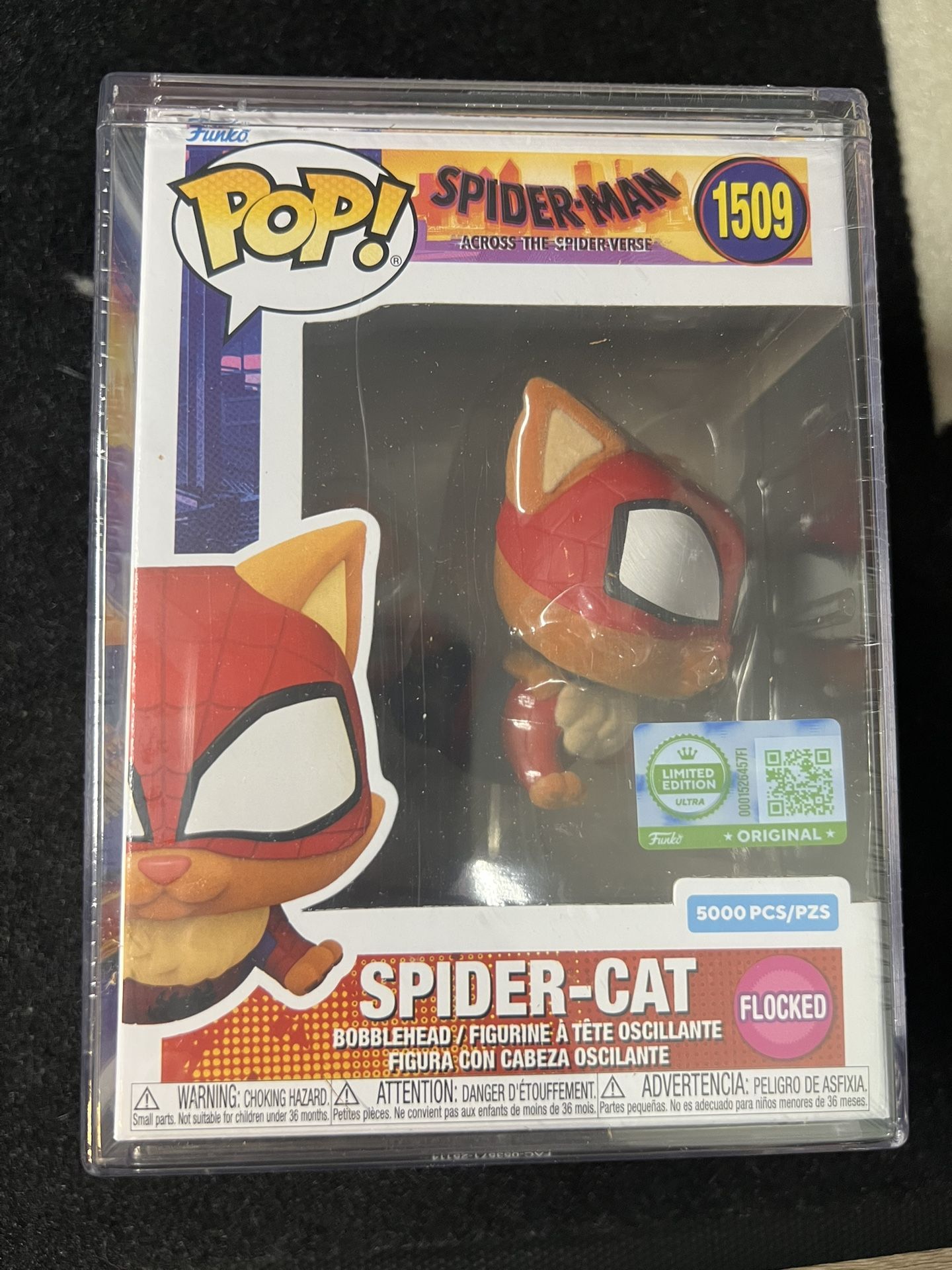 Funko Spider-Cat (Flocked) with Protector (Limited To 5000)