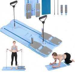 PilatePilates Boards Board - 2025 Pilates Reformer Set for Full Body Workouts, Foldable Ab Core Trainer Board
