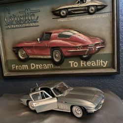 Diecast And Sign 