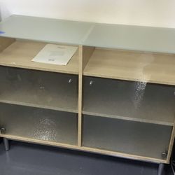 Vintage IKEA Glass Display Cabinet