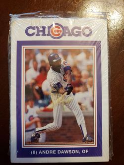 1988 Chicago Cubs David Berg Team Cards