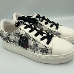 Karl Lagerfeld Paris Cammy Logo Low Top Sneakers #8