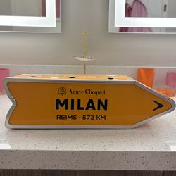 Veuve Clicquot Milan Sign