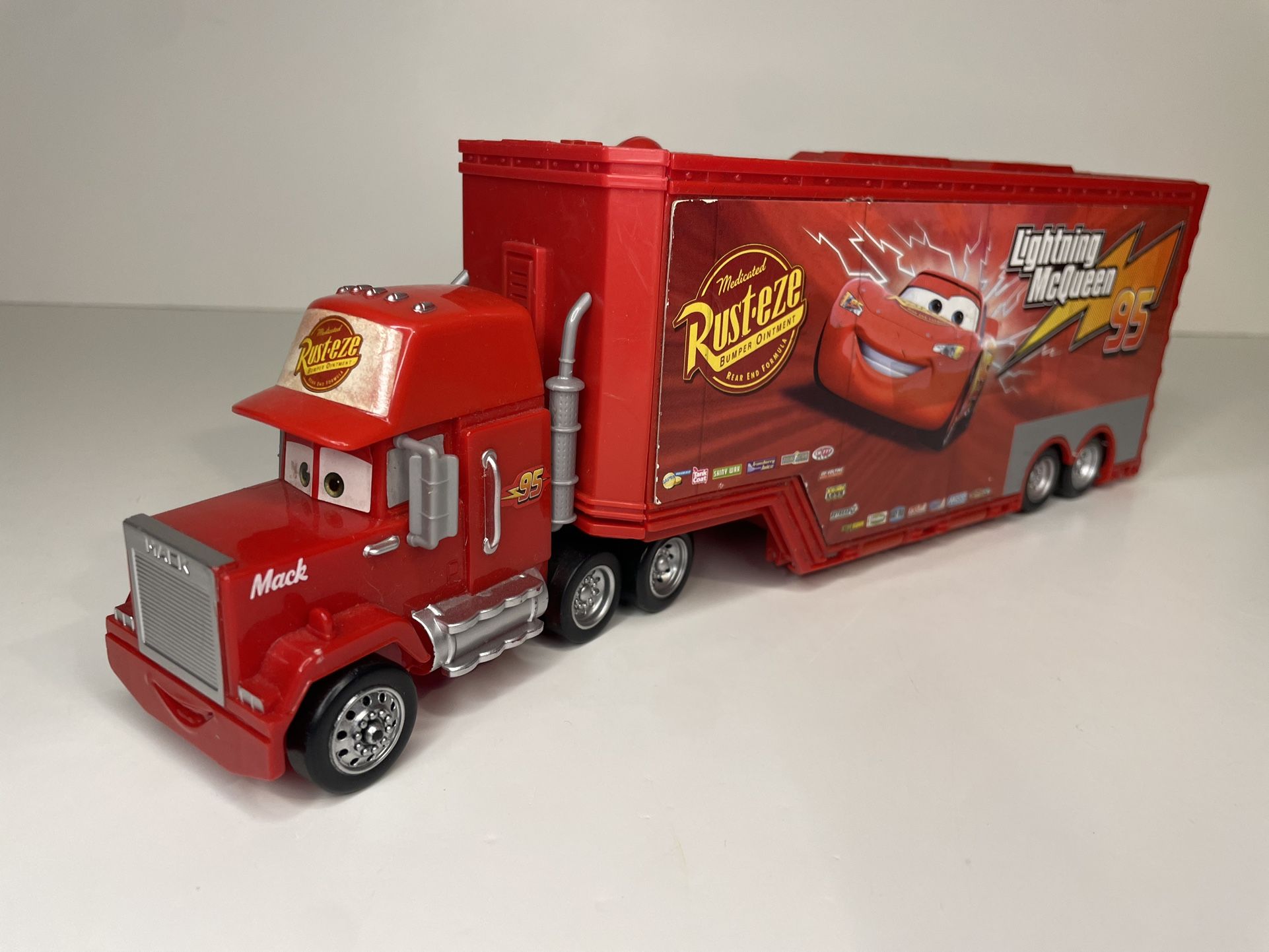 Disney Pixar cars Mack truck hauler