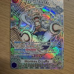 One Piece Monkey D. Luffy SP OP05-119 Gold Anniversary 