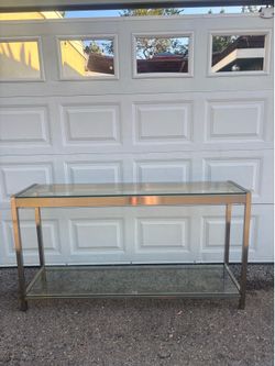 Console Glass Table
