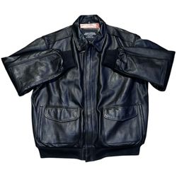 Leather Bomber Jacket Men’s 2XL Tall Type A-2 Flyers U.S. Army Air Force Vintage