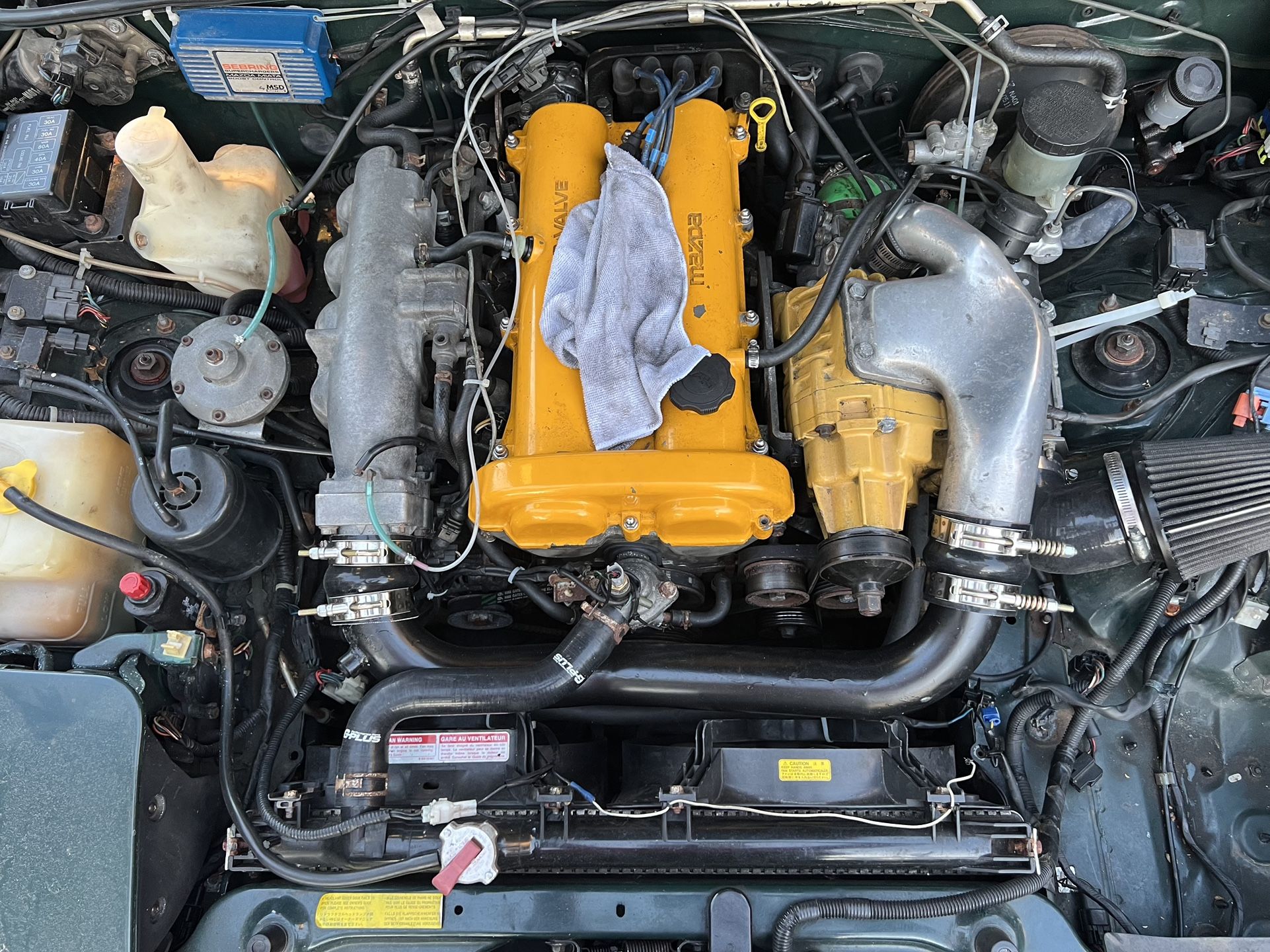 Mazda Miata NA Sebring Jackson Racing Supercharger CARB Compliant