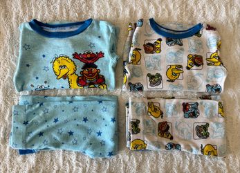 Toddler Sesame Street Pajama Set Bundle