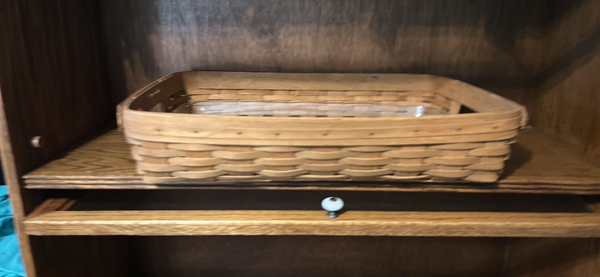 Longaberger “Serve it Up” Tray/Basket