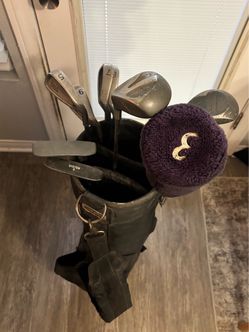 Golf Starter Set – Bag, 9 Clubs, Balls & Accessories (MacGregor, Knight, King Snake)