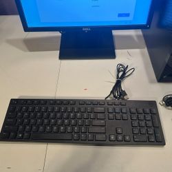 Dell Desktop Computer Setup with
monitor, mouse, keyboard, pc, and


all cables


G