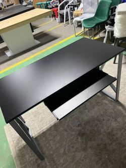 Flash Furniture Salvador Black Computer Desk with Pull-Out Keyboard Tray and Cross-Brace Frame. $110