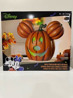 Halloween Disney Mickey Mouse Jack O Lantern