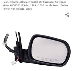 1999-2002 Honda Accord Mirror