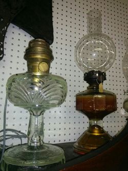 Antiques Oil lamp