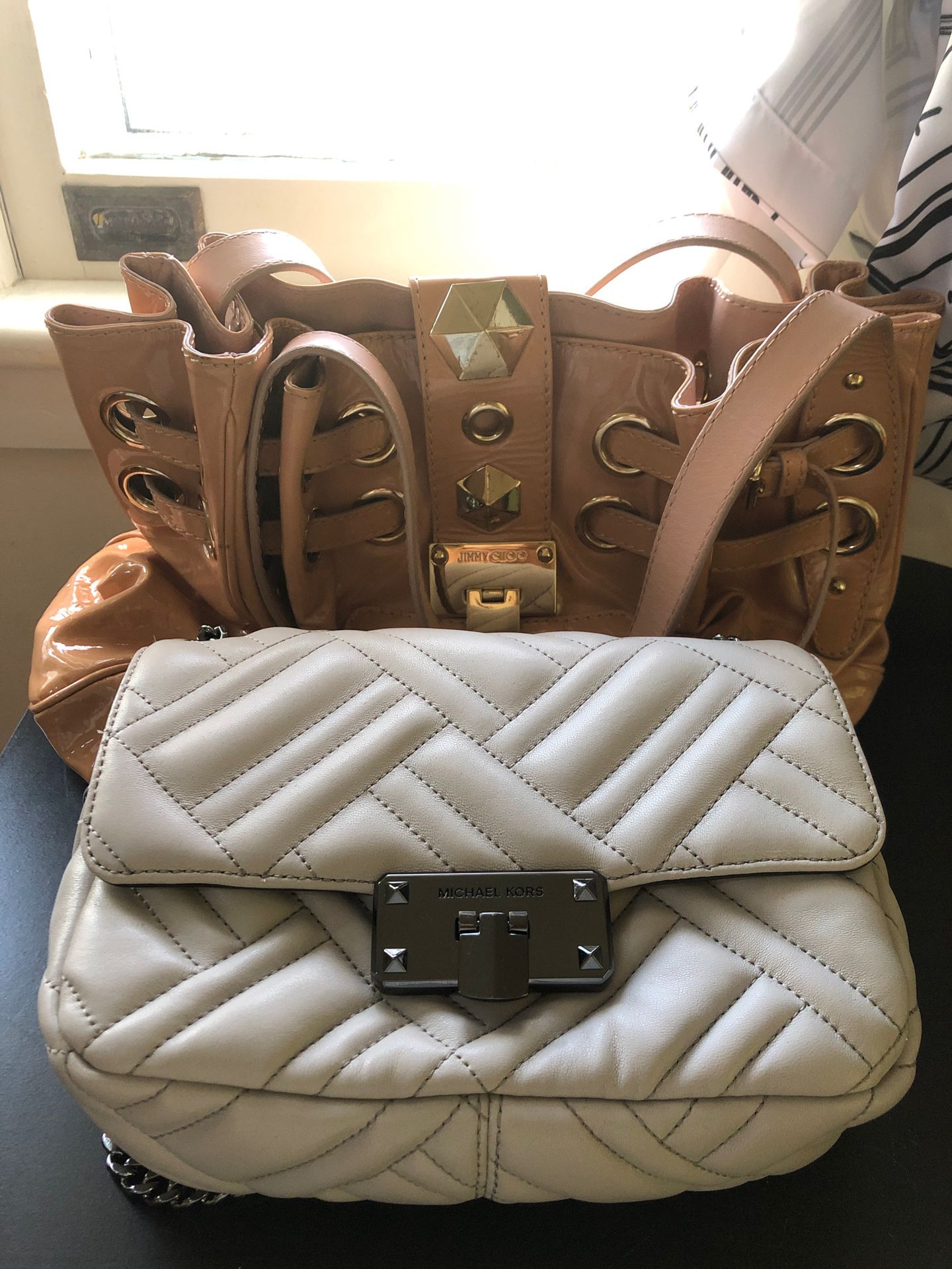 Ramona Jimmy Choo and Padlock Michael Kors Purses