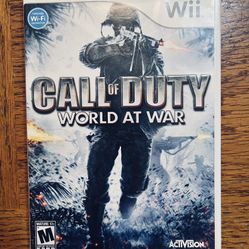 Call of Duty World at War for Nintendo Wii